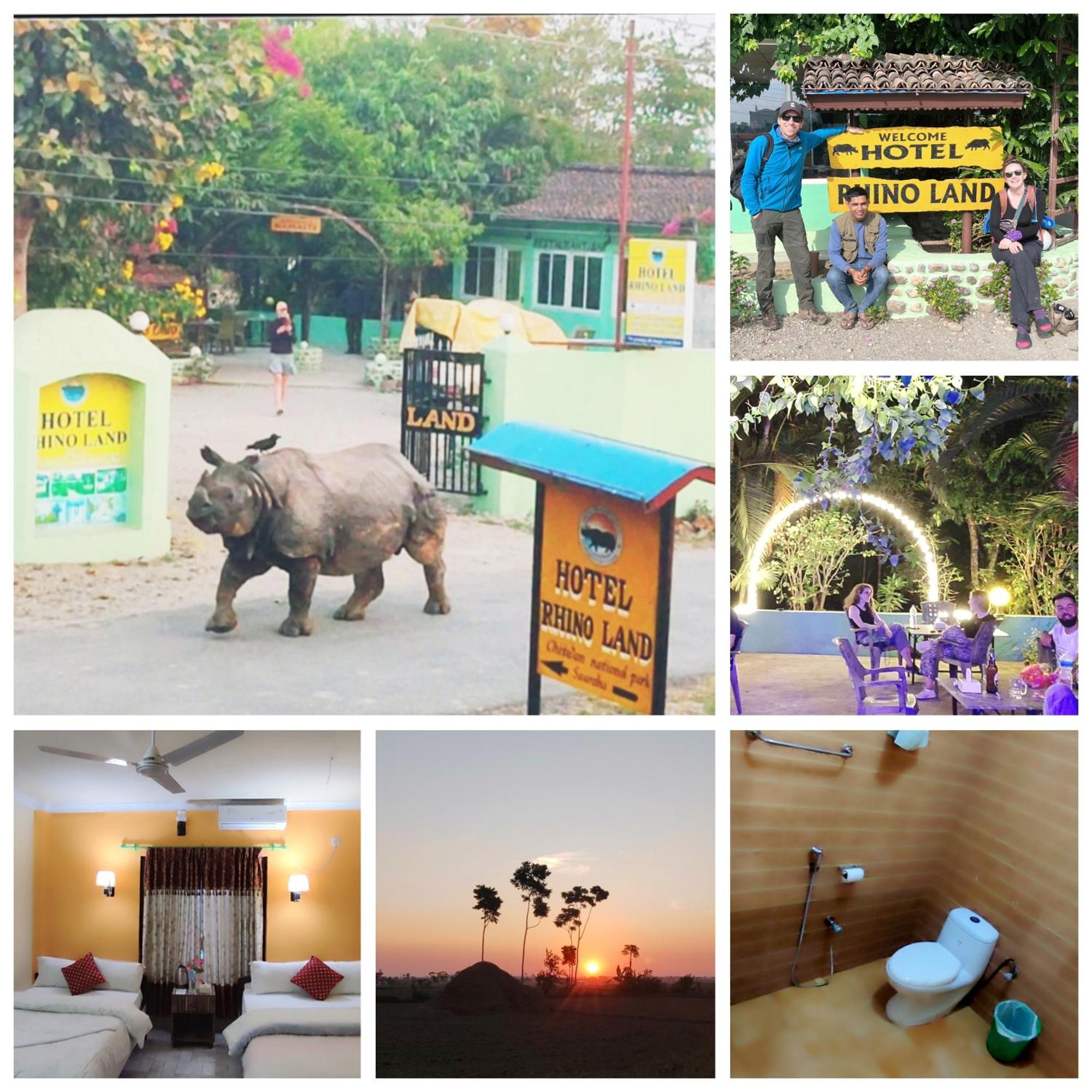 Hotel Rhino Land, Sauraha Exterior foto